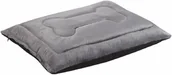 Legowiska dla psów - Legowisko poducha dla psa Welsti szara futerko kość M 70x50 antypoślizgowa - miniaturka - grafika 1