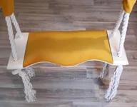 Zabawki sensoryczne - Małpiszon, Huśtawka Do Pokoju Fala Żółta - miniaturka - grafika 1