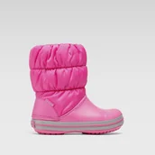Buty dla dziewczynek - Kozaki Crocs WINTER PUFF BOOT KIDS 14613-6TR - miniaturka - grafika 1
