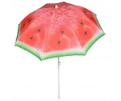 Parasole ogrodowe - Parasol Ogrodowy Plażowy Poly 180 cm Wzór Arbuz - miniaturka - grafika 1