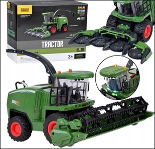 Kombajn traktor maszyna rolnicza efekty dźwiękowe świetlne LED Napęd - Samochody i pojazdy dla dzieci - miniaturka - grafika 1
