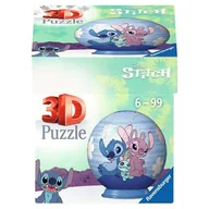 Puzzle - Puzzle 3D RAVENSBURGER Disney Stitch 3 Kula 11599 (54 elementy) - miniaturka - grafika 1