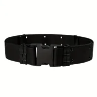 Paski - TEMU 1 szt. RUILAIBO męski pasek sportowy - czarny, zielony i beżowy płótno z plastikową klamrą, regulowany do zajęć na świeżym powietrzu, idealny - miniaturka - grafika 1