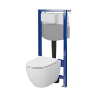 Stelaże i zestawy podtynkowe do WC - Zestaw Podtynkowy mechaniczny Aqua Nova Zen S701-926 - miniaturka - grafika 1