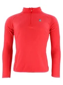 Odzież trekkingowa męska - Peak Mountain Bluza polarowa "Cafinor" w kolorze czerwonym - miniaturka - grafika 1