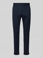 Spodnie męskie - Spodnie materiałowe o skróconym kroju slim fit - miniaturka - grafika 1