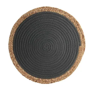 Podkładka pod talerz Seagrass szara 38cm - Pozostałe akcesoria kuchenne - miniaturka - grafika 1