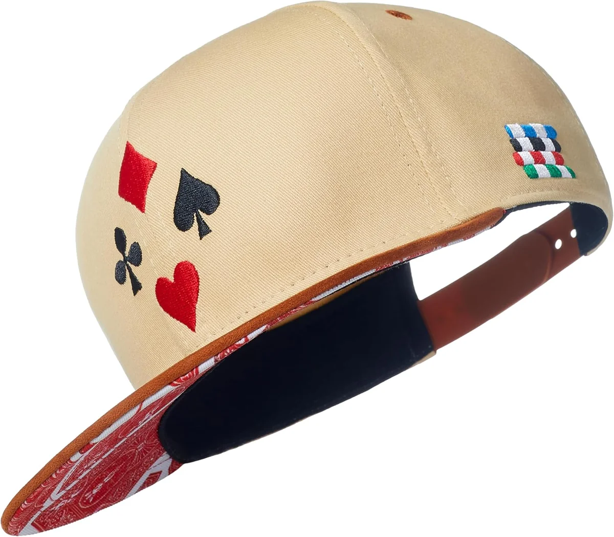 CZAPKA SNAPBACK BEJSBOLOWA BAWEŁNIANA BEŻOWA REGULOWANA UNISEX