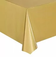 Dekoracje i nakrycia stołu na imprezę - Unique Obrus złoty metaliczny 137 x 274 cm 1 szt U50411 - miniaturka - grafika 1