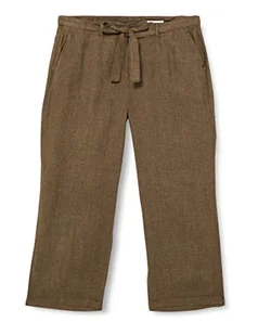 s.Oliver Spodnie damskie, kolor bordowo-zielony, 48 - Spodnie damskie - miniaturka - grafika 1