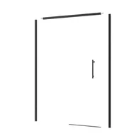 Akcesoria do armatury i ceramiki - Sensea Profile drzwi przesuwnych prysznicowych czarne Remix 130x195 cm - miniaturka - grafika 1