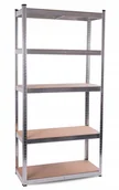 Szafy i regały magazynowe - Regał Magazynowy 2w1 Metalowy 180x90x40cm 5 Półek - miniaturka - grafika 1