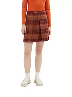 Spódnice - TOM TAILOR spódnica damska, 33279 - Brown Orange Boucle, 38 - miniaturka - grafika 1