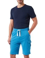 Spodenki damskie - TOM TAILOR Męskie Szorty bermudy dresowe 1031625, 28853 - Vallarta Blue, XXL - miniaturka - grafika 1
