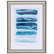 Obrazy i zdjęcia na płótnie - Beliani Obraz w ramie 30 x 40 cm niebieski FERATE - miniaturka - grafika 1