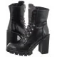 Botki damskie - Botki Czarne B7954-E50-000-000-E98 (CI695-a) Carinii - miniaturka - grafika 1