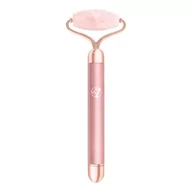 Rollery do masażu - W7 VIBRATING FACE ROLLER Rose Quartz ROLLER DO TWARZY Z WIBRACJAMI - miniaturka - grafika 1
