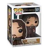 Gadżety na imprezę - FunKo Pop. Movies: The Lord of the Rings  Aragorn Vinyl Figure, STANDARD, brązowy 13565 - miniaturka - grafika 1