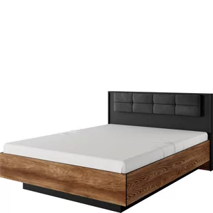 Łóżko 160 x 200 ze Stelażem i Pojemnikiem Milton Sypialnia Laski Meble - Stelaże pod materac - miniaturka - grafika 1