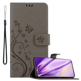 Cadorabo pokrowiec na Samsung Galaxy S20 ULTRA pokrowiec ochronny w kolorze szarym pokrowiec ochronny pokrowiec na telefon komórkowy etui w kwiaty etui w kwiaty - Etui i futerały do telefonów - miniaturka - grafika 1