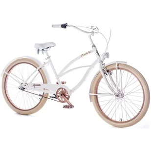 Plumbike Rower miejski La Donna Shiny 7B 26 cali damski Biały Raty - Rowery - miniaturka - grafika 1
