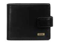 Portfele - OCHNIK PL-105-99 czarny skórzany portfel męski – klasyczna skóra i elegancja czarny - miniaturka - grafika 1