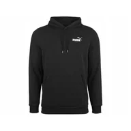 Bluzy sportowe męskie - Bluza sportowa z kapturem męska czarna Puma Ess+ 2 Coi Small Logo - miniaturka - grafika 1