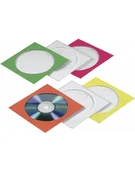 Pudełka i akcesoria na płyty CD - Hama 1x100 Paper Sleeves colour- assorted 78369 - 78369 - miniaturka - grafika 1