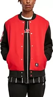 Kurtki męskie - STARTER BLACK LABEL Męska kurtka Starter 71 College Jacket, czerwona/czarna, XXL - miniaturka - grafika 1