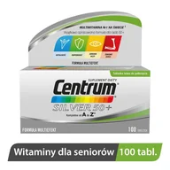 Suplementy diety - PFIZER CORPORATION AUSTRIA GMBH CONSUMER HEALTHCAR Centrum Silver 50+ 100 tabletek 8563101 - miniaturka - grafika 1