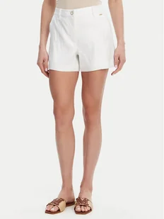 Guess Szorty materiałowe W5GD1W WH5L2 Biały Regular Fit - Spodenki damskie - miniaturka - grafika 1