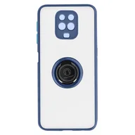 Etui i futerały do telefonów - Etui Xiaomi Redmi Note 9 Pro/9 Pro Max/9S Bi-materiałowy metalowy pierścień - miniaturka - grafika 1