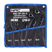 Klucze i nasadki - Zestaw kluczy oczkowych NAC SP-05-S - miniaturka - grafika 1
