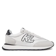Sneakersy męskie - Sneakersy KARL LAGERFELD Kairo KL51124 Biały - miniaturka - grafika 1