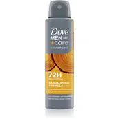 Dezodoranty i antyperspiranty męskie - Dove Men+Care Advanced dezodorant odświeżający dla mężczyzn Sandalwood&Vanilla 150 ml - miniaturka - grafika 1