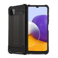 Etui i futerały do telefonów - Hybrid Armor pancerne hybrydowe etui pokrowiec Samsung Galaxy A22 5G czarny - miniaturka - grafika 1