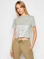 Koszulki i topy damskie - Guess T-Shirt O1GA21 K8HM0 Szary Regular Fit - miniaturka - grafika 1