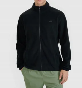 4F Polar Męski Rozpinany Czarny gr.280 technologia 4FWarm M316 20S r. XXL - Bluzy męskie - miniaturka - grafika 1