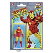 Figurki dla dzieci - Hasbro Figurka Marvel Legends Retro 3.75 Iron Man F2656 - miniaturka - grafika 1