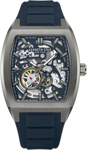 Zegarek Zegarek męski KENNETH COLE KCWGZ0063801 granatowy sportowy skeleton - Zegarki męskie - miniaturka - grafika 1