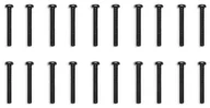 Chłodzenie wodne - EK Water Blocks EK-Loop Phillips Head Screw Set M4 x 30 mm 20 szt. - czarne 3831109897997 - miniaturka - grafika 1