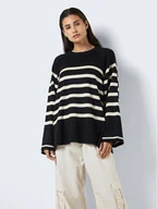 Swetry damskie - Noisy May Sweter 27027534 Czarny Relaxed Fit - miniaturka - grafika 1