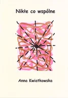 Poezja - Nikłe co wspólne - Anna Kwiatkowska - książka - miniaturka - grafika 1