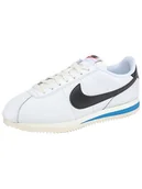 Trampki damskie - Nike Skórzane sneakersy "Cortez" w kolorze biało-czarno-niebieskim - miniaturka - grafika 1