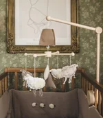 Karuzele dla niemowląt - Karuzela do łóżeczka z obrotową pozytywką Owieczka - miniaturka - grafika 1