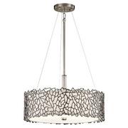 Lampy sufitowe - Elstead Lighting Wielofunkcyjna lampa wisząca Silver Coral 46,4 cm - miniaturka - grafika 1