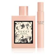Zestawy perfum damskich - Gucci Bloom Nettare di Fiori zestaw upominkowy woda perfumowana 100 ml + roll-on 7,4 ml - miniaturka - grafika 1