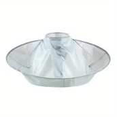 Peleryny fryzjerskie - TEMU Regulowany kapelusz do strzyżenia – Trwały, łatwy do czyszczenia poliestr, Design parasolowy do salonu i użytku domowego, Ochrona odzieży przed - miniaturka - grafika 1