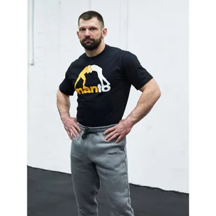 Koszulka sportowa męska MANTO Logo z krótkim rękawem - Kimona, stroje i obuwie - miniaturka - grafika 1