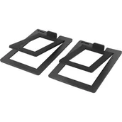 Głośniki - stojaki i akcesoria - Mozos MSK5 PARA BIURKOWYCH STATYWÓW DO GŁOŚNIKÓW CZARNE - miniaturka - grafika 1